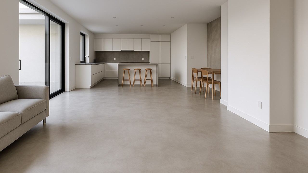 Pavimenti in microcemento: differenze, usi e finiture